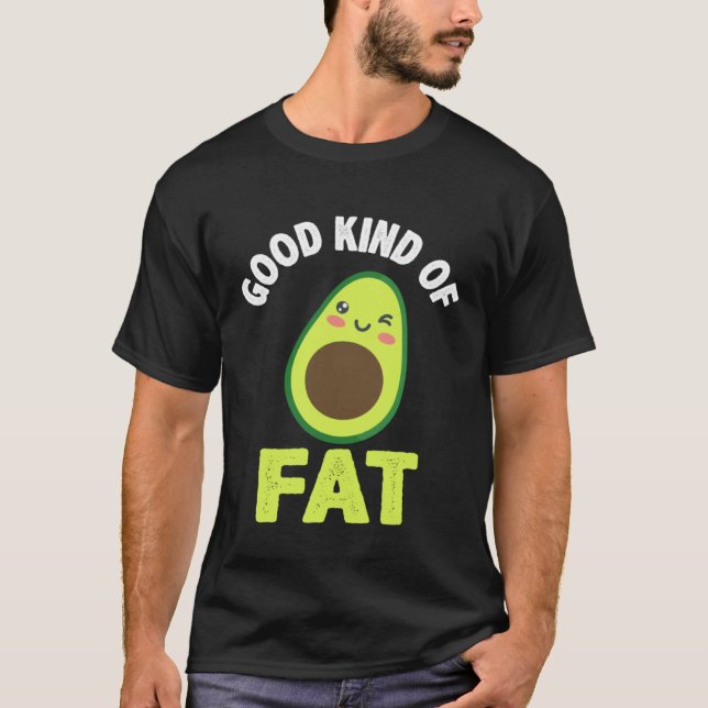 Avocado  Healthy Fruit Guacamole Vegetarian Vegan  T Shirt (Framsida)