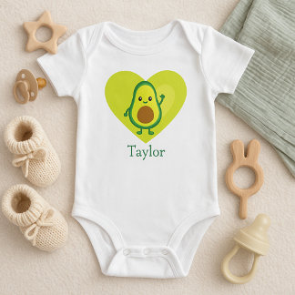 Avocado Heart T Shirt