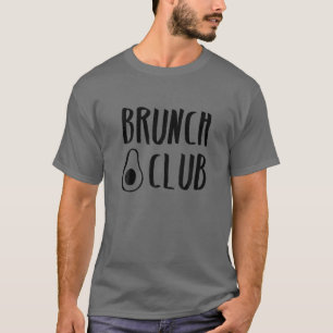Avocado, hela livsmedelsfabrik, WFPB, Vegan Brunc T Shirt