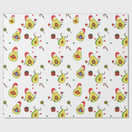 Avocado Helgdag Wrapping Papper Presentpapper