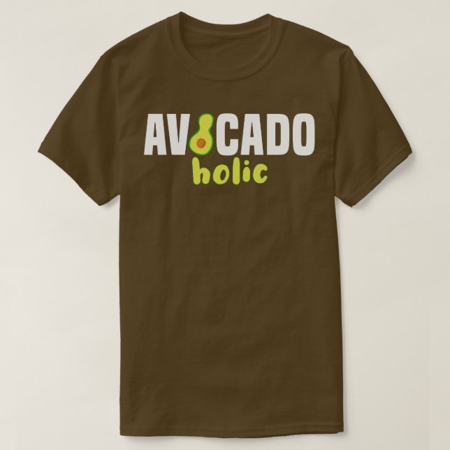 Avocado Holik Vegan Food Avocado (2) T Shirt (Design framsida)