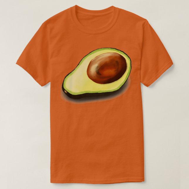 Avocado Hoodie T Shirt (Design framsida)