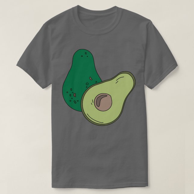 Avocado-illustration T Shirt (Design framsida)