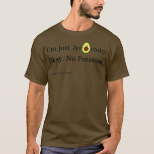 Avocado, inget tryck. t shirt