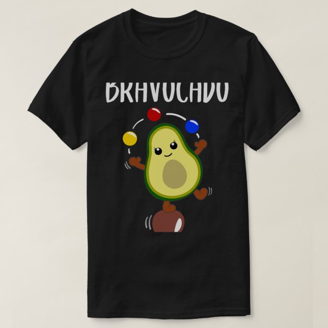 Avocado Juggling Funny Vegetable Fruit Cute Avocad T Shirt (Design framsida)