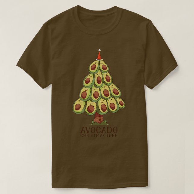 Avocado Julgran 4 T Shirt (Design framsida)