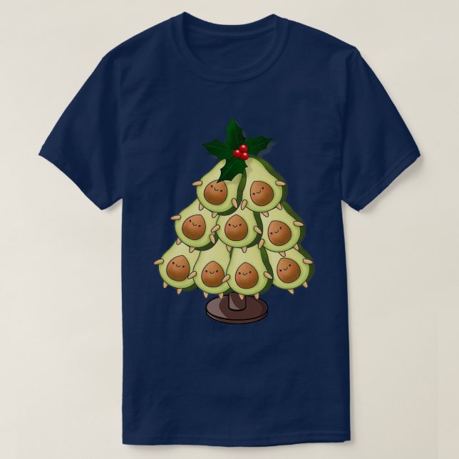 Avocado Julgran 5 T Shirt (Design framsida)