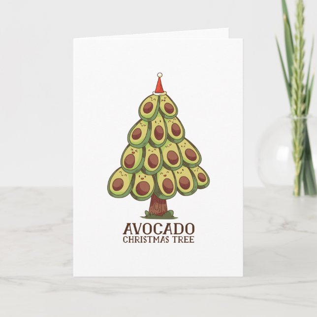 AVOCADO JULGRAN KORT (Framsida)