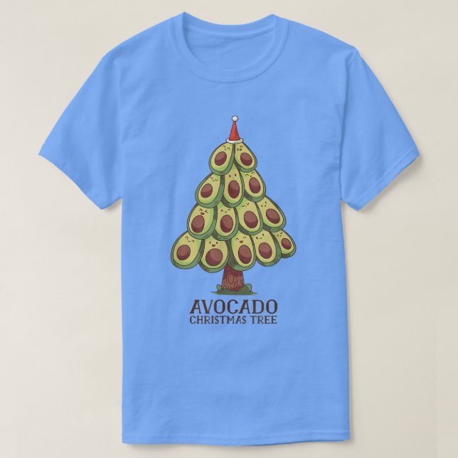 Avocado Julgran T Shirt (Design framsida)