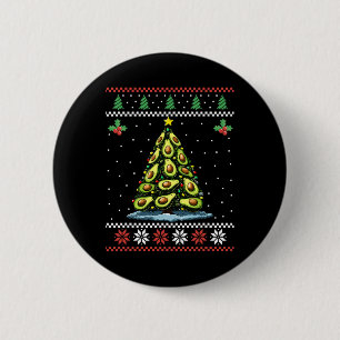 Avocado Julgran Ugly jul Sweater Julafton Knapp