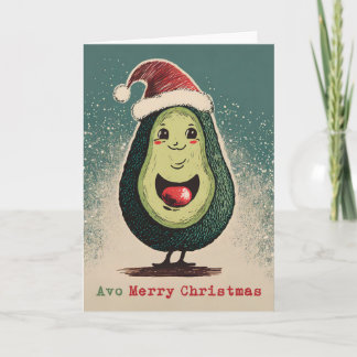 Avocado-julkort Kort