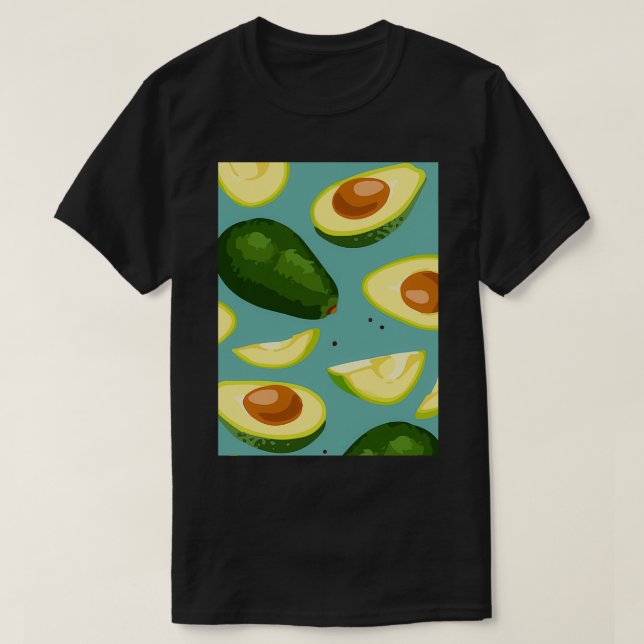 Avocado Jungle Botanical Classic TShirt T Shirt (Design framsida)