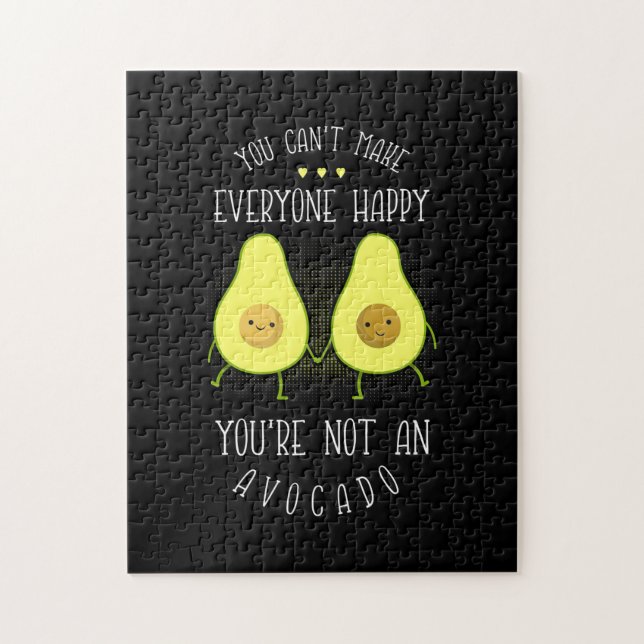 Avocado kan göra alla Lycklig Pussel (Vertikal)