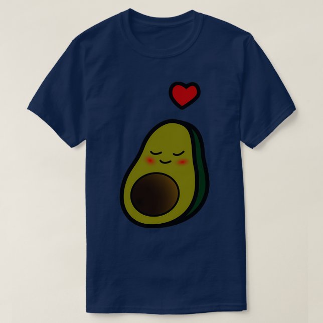 Avocado kärlek 27 t shirt (Design framsida)