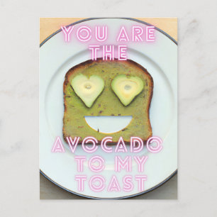 Avocado Kärlek Bästa Vän Postkort Vykort