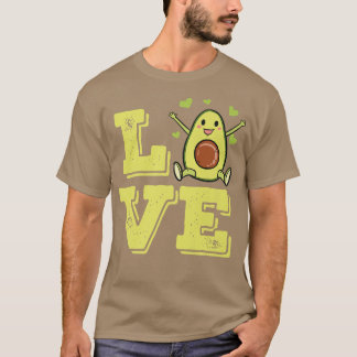 Avocado Kärlek Guacamole Älskare T Shirt