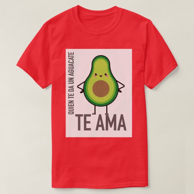 Avocado Kärlek T Shirt (Design framsida)