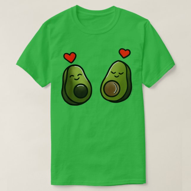 Avocado Kärlek T Shirt (Design framsida)