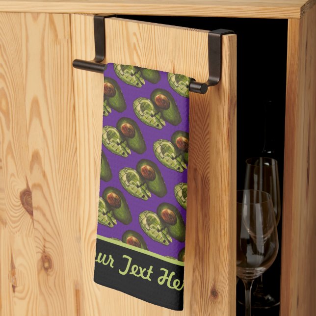Avocado Kitchen Towel - Anpassning som tillval Kökshandduk (Thirds Fold)
