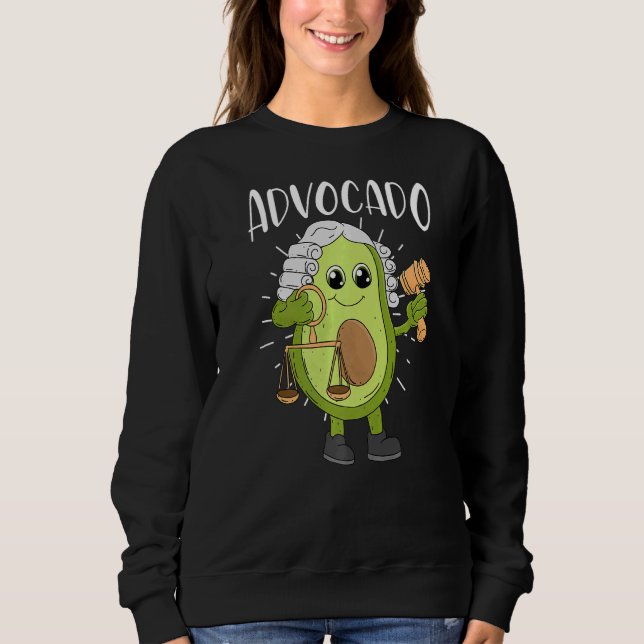 Avocado Law Study y Student Advocate Lawyers T Shirt (Framsida)