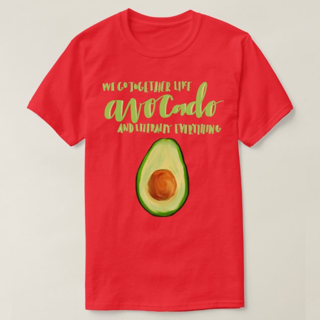 Avocado Life T Shirt (Design framsida)