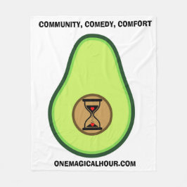Avocado Logotyp Blanket Fleecefilt