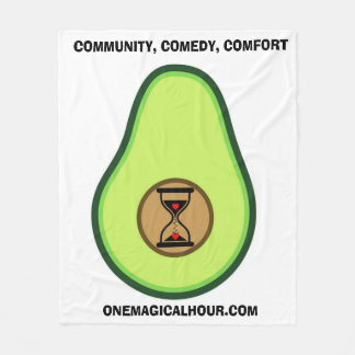 Avocado Logotyp Blanket Fleecefilt