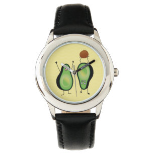 Avocado lustig grönt armbandsur