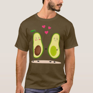 avocado Lycklig Valentinex27s dag T Shirt