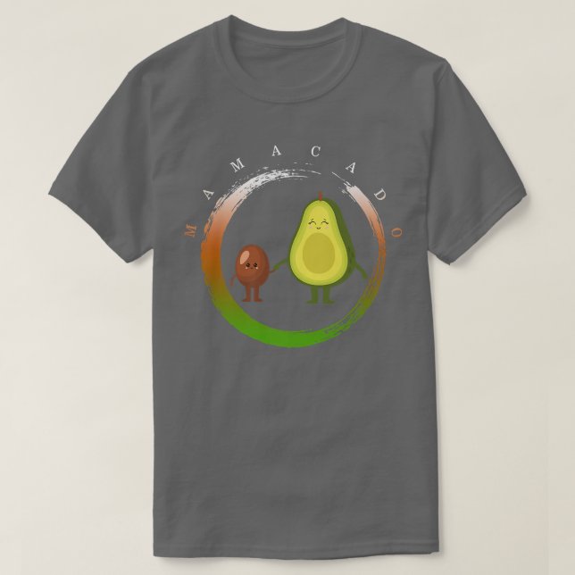 Avocado Mamacado Maternity Pregnancy New Mom Gende T Shirt (Design framsida)