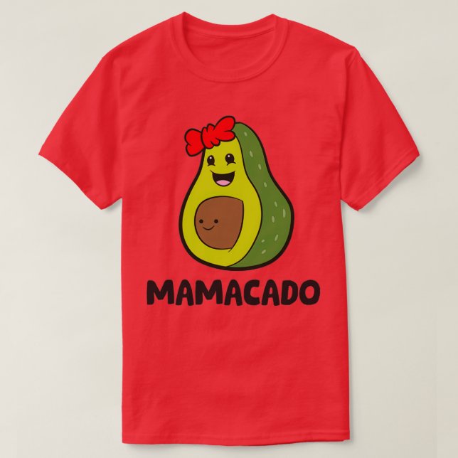 Avocado Mamma Avocado Mamma Avocado Mamacado T Shirt (Design framsida)