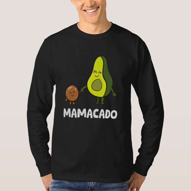 Avocado Mamma Avocado Mamma Funny Avocado Mamacado T Shirt (Framsida)