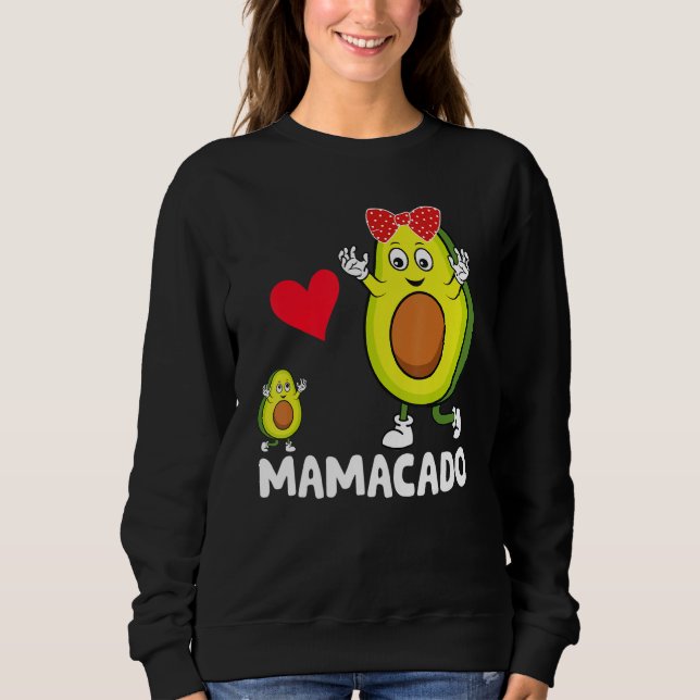 Avocado Mamma Avocado Mamma Mamacado Avo Mors dag T Shirt (Framsida)