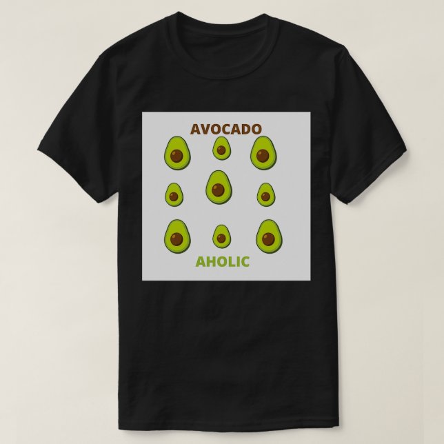 Avocado Mania T Shirt (Design framsida)