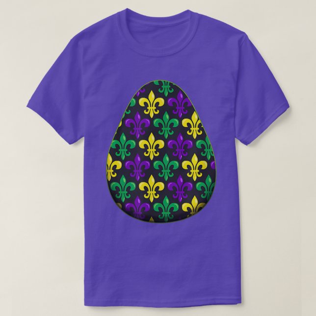 Avocado Mardi Gras T Shirt (Design framsida)