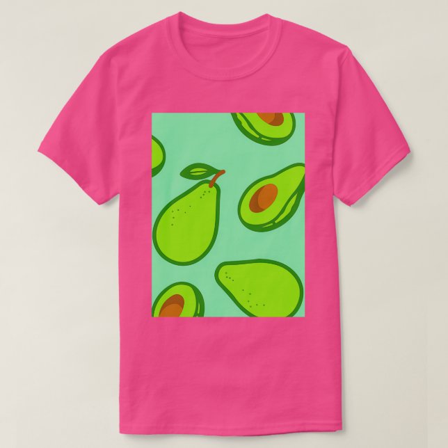Avocado Mode Beauty Stil Classic TShirt T Shirt (Design framsida)