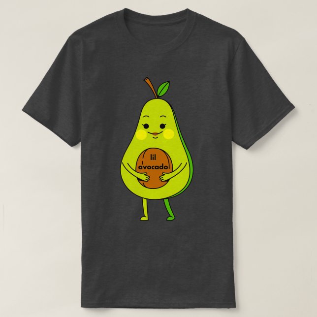 Avocado Moderskap amp Gravid Kärlek T Shirt (Design framsida)