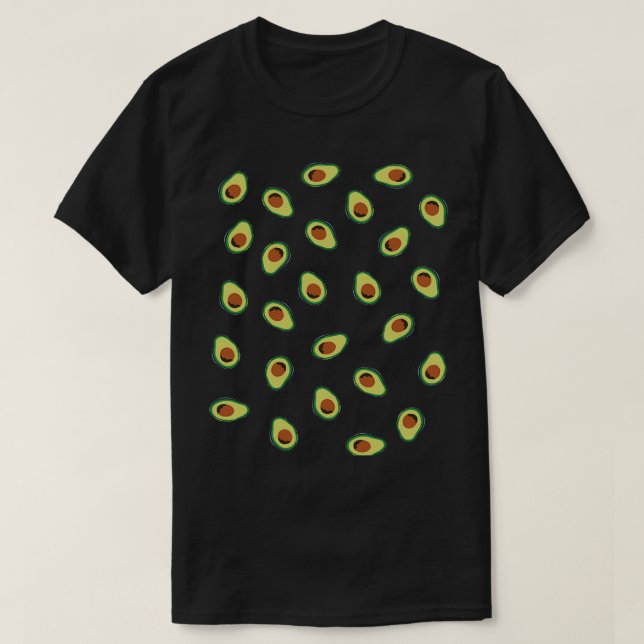 Avocado mönster 13 t shirt (Design framsida)