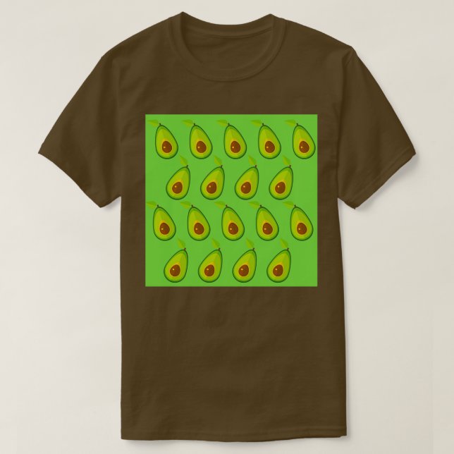 Avocado mönster 26 t shirt (Design framsida)