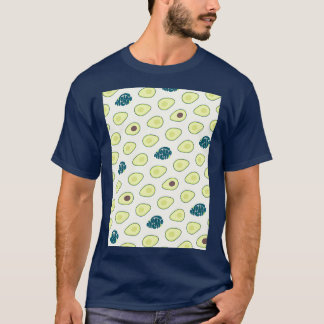 Avocado Mönster Anpassningsbar Typography T Shirt