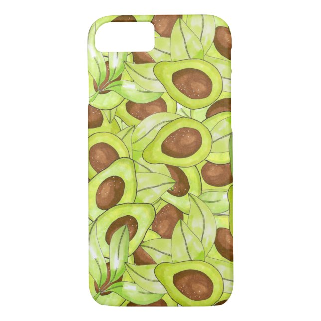 Avocado Mönster Case-Mate iPhone Skal (Baksida)