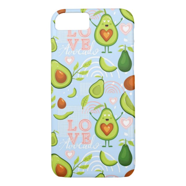 Avocado Mönster Case-Mate iPhone Skal (Baksida)