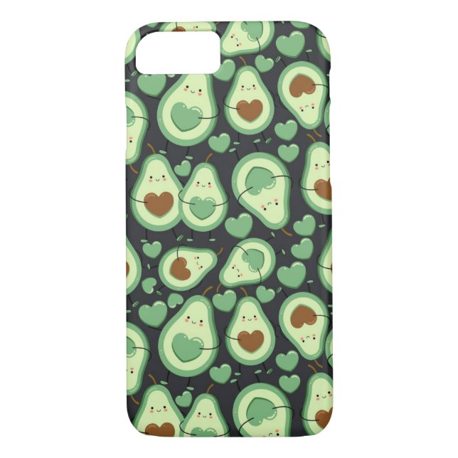 Avocado Mönster Case-Mate iPhone Skal (Baksida)