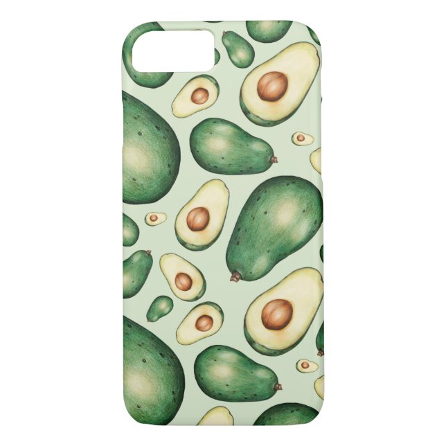 Avocado Mönster Case-Mate iPhone Skal (Baksida)