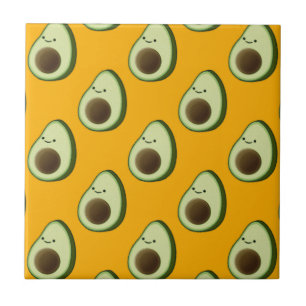 Avocado Mönster Kakelplatta