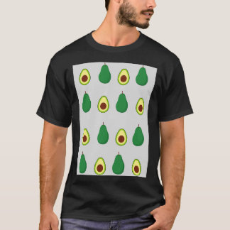 Avocado mönster light grått t shirt