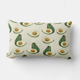 Avocado Mönster Lumbar Pillow Lumbarkudde