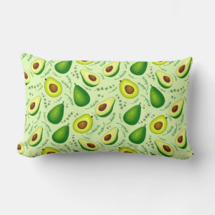 Avocado Mönster Lumbarkudde