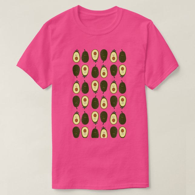 Avocado mönster t shirt (Design framsida)