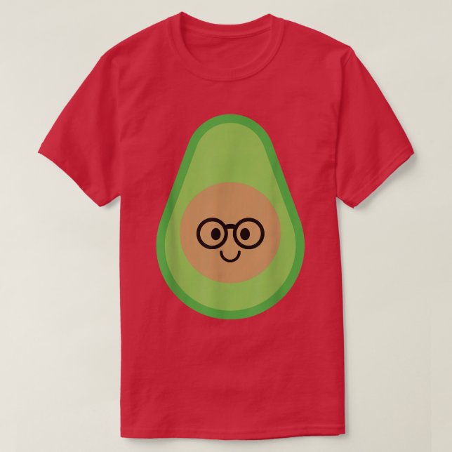 Avocado Nerdy Tee (Design framsida)